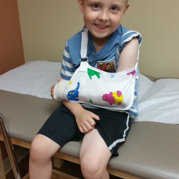 Don't let your kid go on the inflatable slide. Mine broke his arm because he tumbled down instead of sliding.