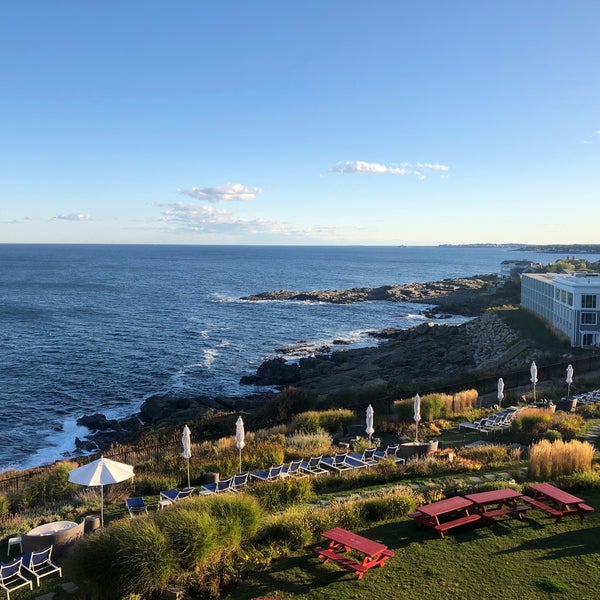 Photo taken at Cliff House Maine by Leslie A. on 10/4/2019