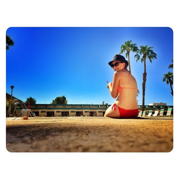 Photo taken at Desert Hot Springs Spa Hotel by Jonathan E. on 8/28/2014