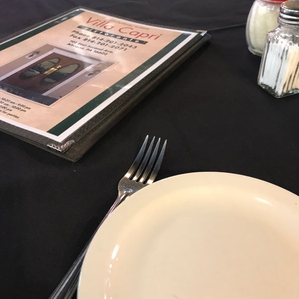 Villa Capri Italian Restaurant Altoona Pa