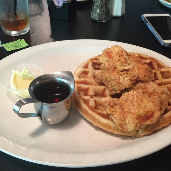 Really great chicken and waffle!