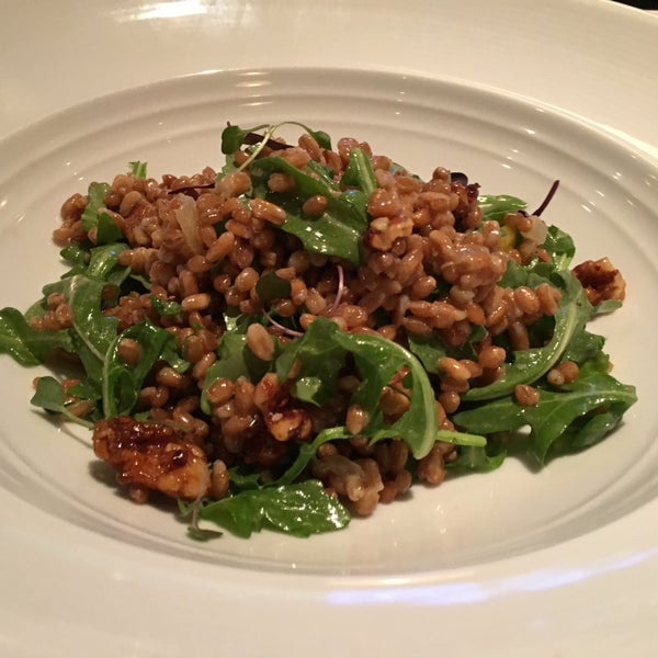 Farro Salad is delicious & surprisingly filling. Great option for a light dinner.