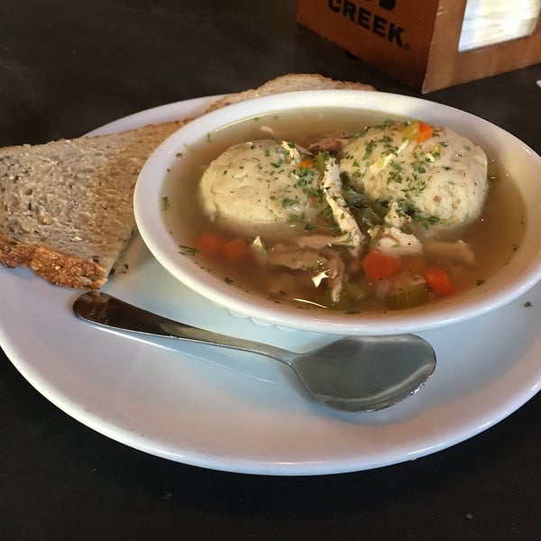 Matzo ball soup is delicious!!