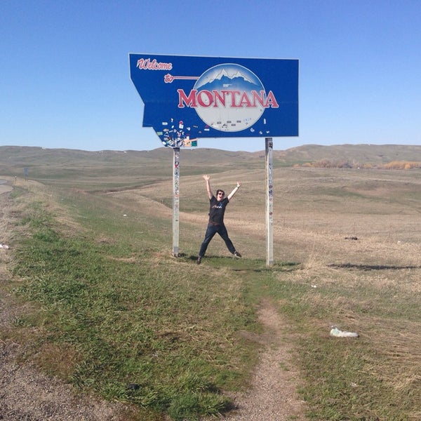 Photo taken at Wyoming/Montana Border by Andrew S. on 4/19/2014