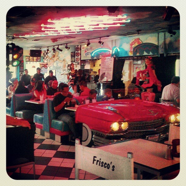 Photo taken at Frisco&#39;s Carhop Diner by Daniela G. on 12/1/2012