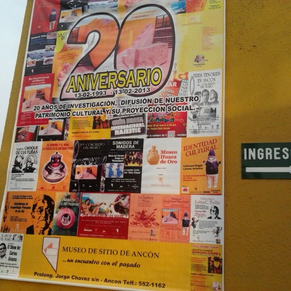 Museo de Sitio y Actividades Culturales de Ancón History Museum in Ancón