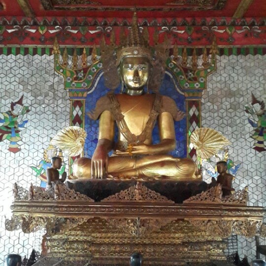 Photo taken at Wat Chai Mongkhon by Nonthasha S. on 5/30/2014