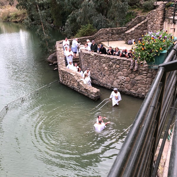 Photo taken at Yardenit – Jordan River Baptism by Kirby T. on 2/6/2019