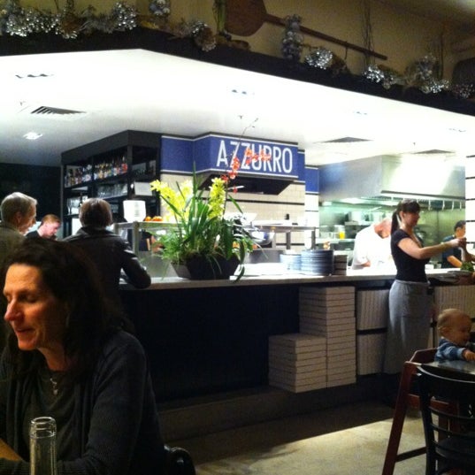 Photo taken at Azzurro Pizzeria e Enoteca by Andrew D. on 11/24/2012