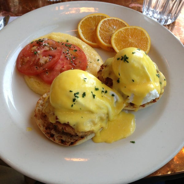 Great food!  Get the crab cakes benedict for breakfast.