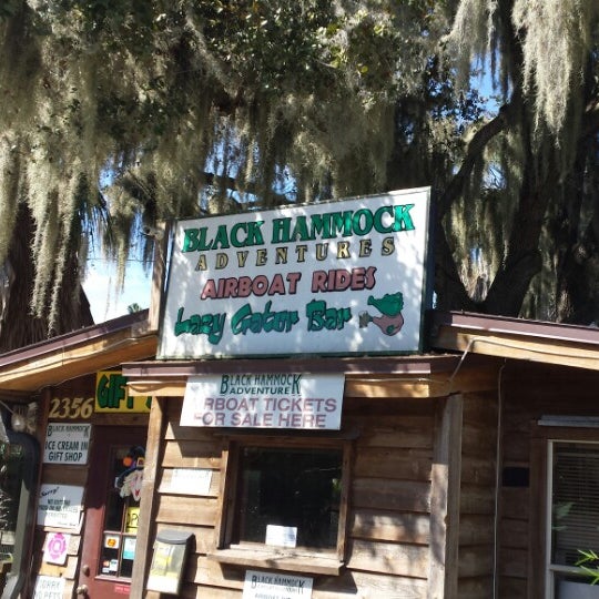 Photo taken at Black Hammock Restaurant by Diane R. on 10/16/2013