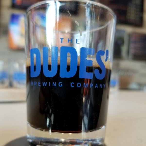 Photo taken at The Dudes&#39; Brewing Co. by Chris K. on 2/8/2019