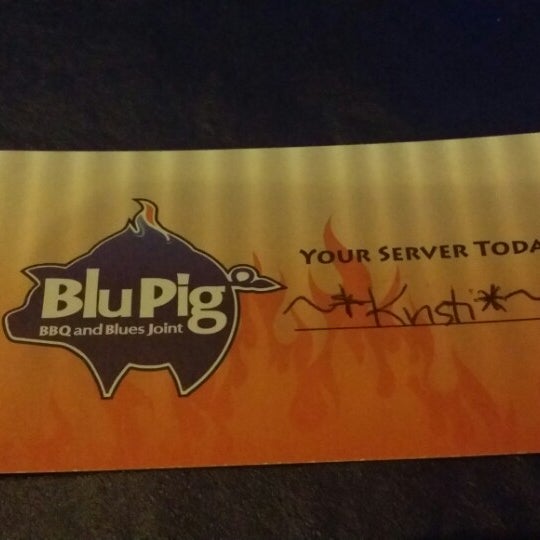 Photo taken at The Blu Pig &amp; Blu Bar by Rachel F. on 9/9/2014