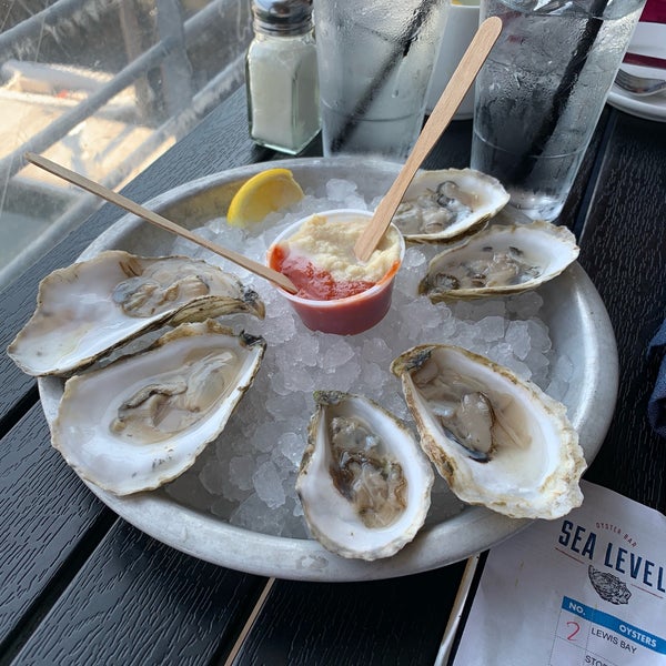 Photo taken at Sea Level Oyster Bar by Kitty on 5/19/2019