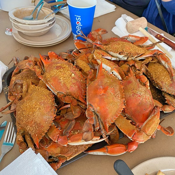 Photo taken at Fisherman&#39;s Crab Deck by Fristt T. on 5/26/2022