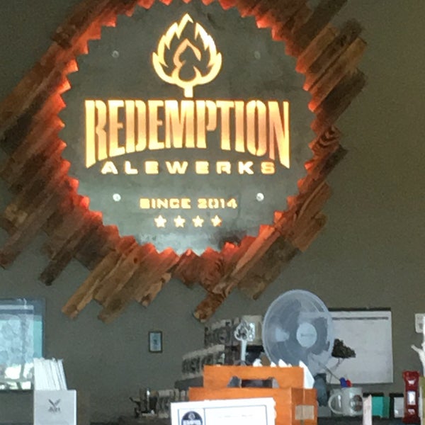 Photo taken at Redemption Alewerks by Chris K. on 7/13/2018