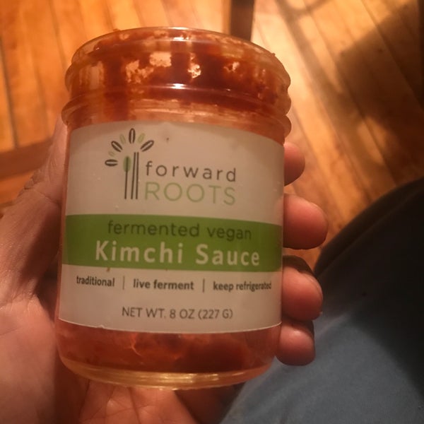 Forward Roots kimchi sauce fermented and vegan) available here