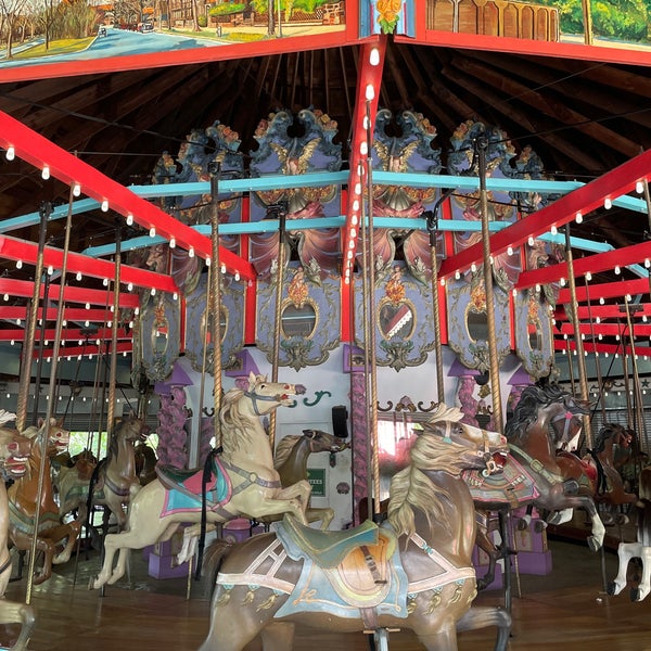 Photo taken at Forest Park Carousel by Chirag P. on 8/7/2021