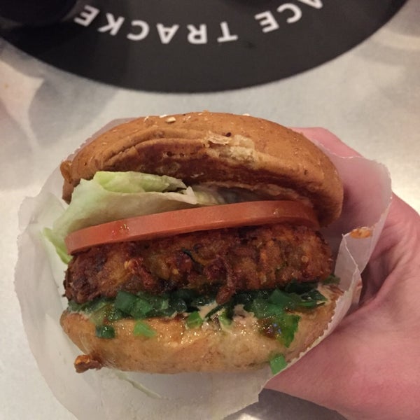 Photo taken at BurgerFi by Stephanie on 1/30/2015