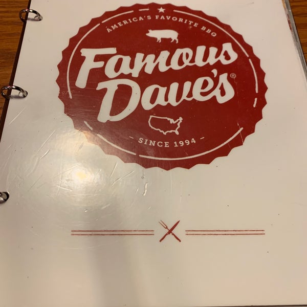 Photo taken at Famous Dave&#39;s by Bob D. on 3/22/2019