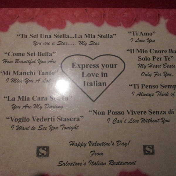 2/14/2014 tarihinde Troy T.ziyaretçi tarafından Salvatore Italian Restaurant'de çekilen fotoğraf