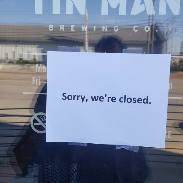 It has closed!