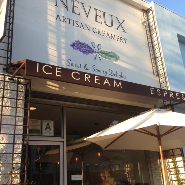 Photo taken at Neveux Artisan Creamery &amp; Espresso Bar by Rachel O. on 3/11/2013
