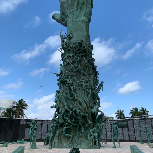 Photo taken at Holocaust Memorial of the Greater Miami Jewish Federation by Wael H. on 3/14/2019