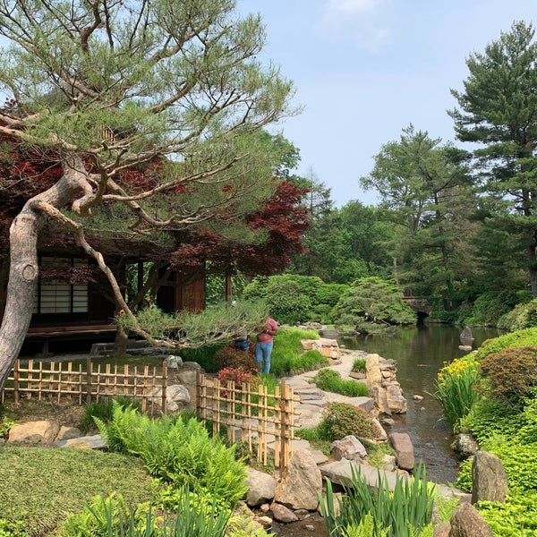 Photo taken at Shofuso Japanese House and Garden by Wael H. on 6/1/2019
