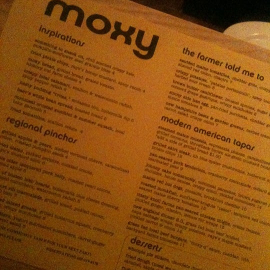 Photo taken at Moxy American Tapas Restaurant by Liz M. on 11/3/2012