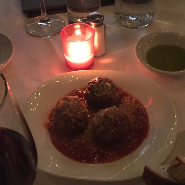 The meatballs are great here as is the eggplant Parmesan. The service is always attentive and friendly and they have a great happy hour, $5 glasses of wine and $5 plates. Wonderful neighborhood spot