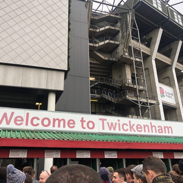 Photo taken at Twickenham Stadium by Kelly A. on 11/16/2019