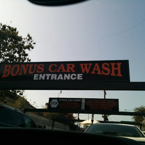 Photo taken at Bonus Car Wash by Fred W. on 3/22/2014