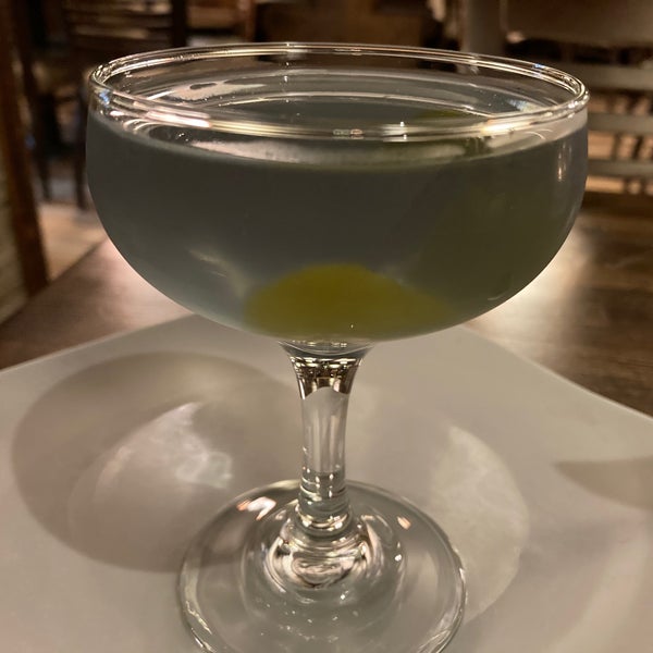 Jupiter - chicago classic cocktail: gin, sake, splash of yuzu, parfait amour