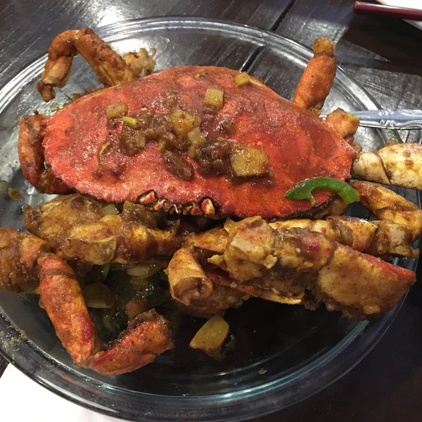 The chili crab is not to be missed