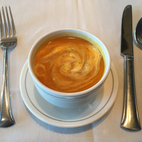 African smoked carrot bisque