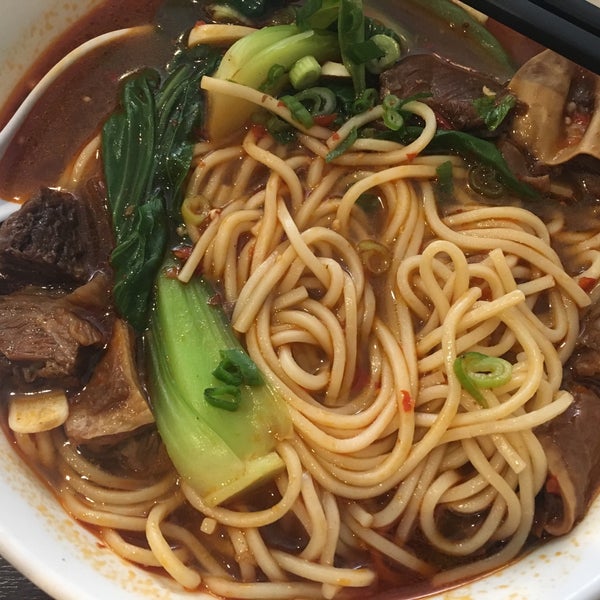 Szechuan beef noodle soup