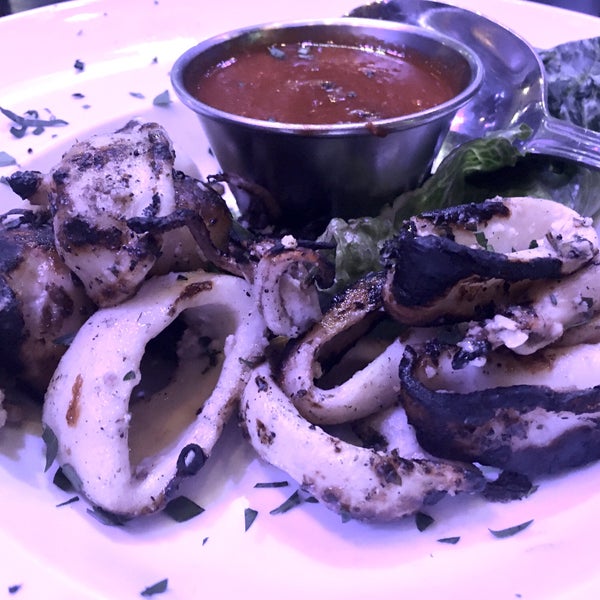 Grilled calamari