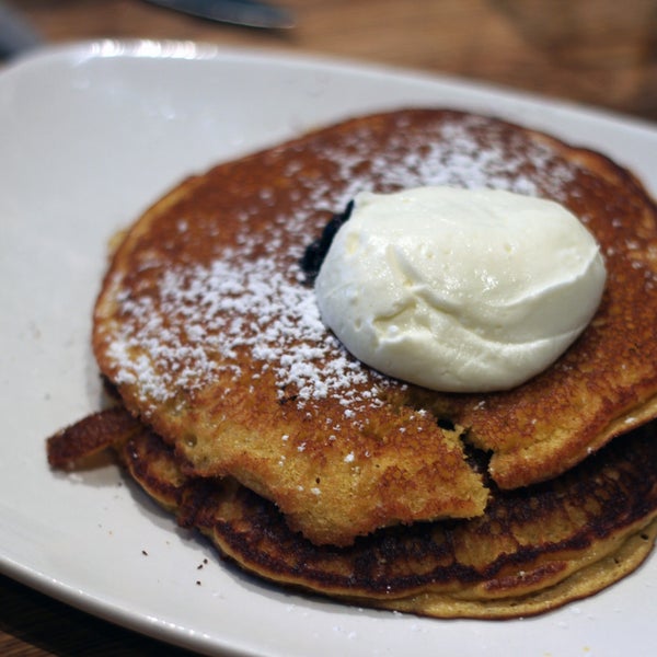 The sweet potato pancakes at SoCo caught our eye and this outstanding dish stood on its own without syrup. We even found these hot cakes to be deserving of our Best Pancakes of 2016!