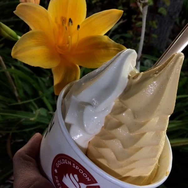 Снимок сделан в Golden Spoon Frozen Yogurt пользователем Amy M. 11/5/2014