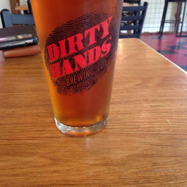 Photo taken at Dirty Hands Brewing by Julie C. on 8/12/2014