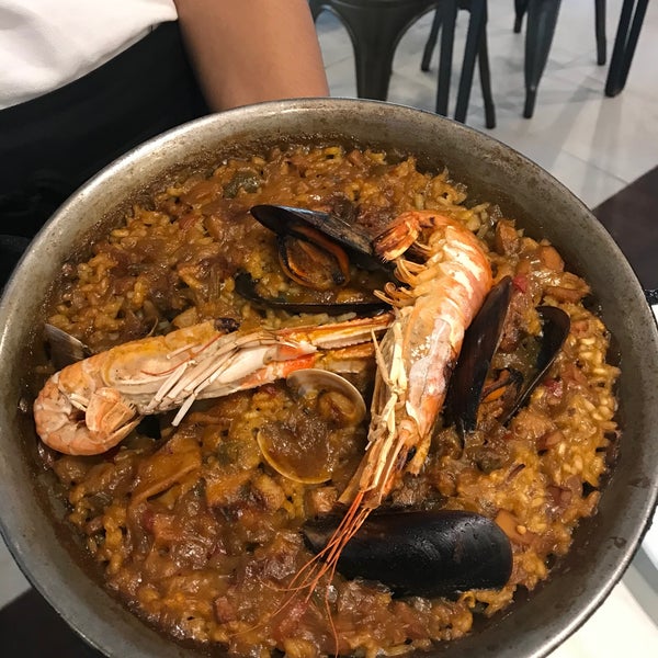 Paella, tapas and soup are great!