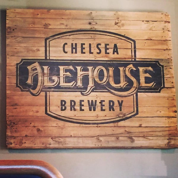 Photo taken at Chelsea Alehouse Brewery by Frank Z. on 3/20/2016