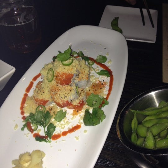Photo taken at Enso Sushi &amp; Bar by Hop headed on 2/15/2013