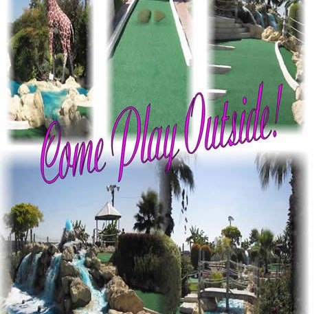 Photo taken at Embassy Miniature Golf by Bev H. on 3/5/2015