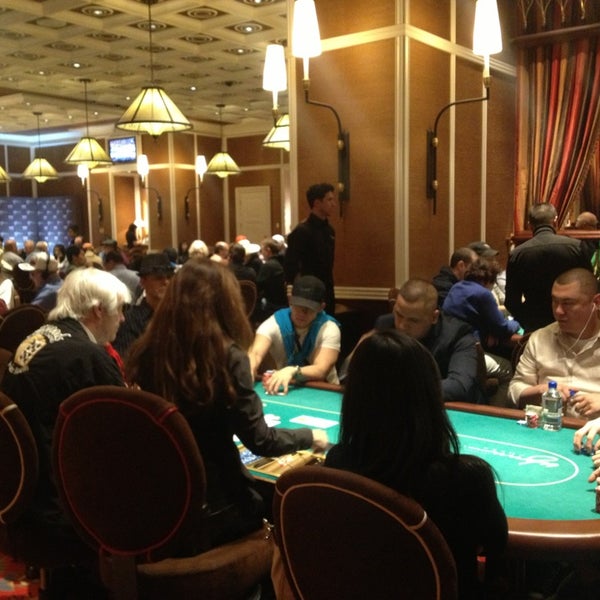 Photo taken at Wynn Poker Room by Heather V. on 3/18/2013