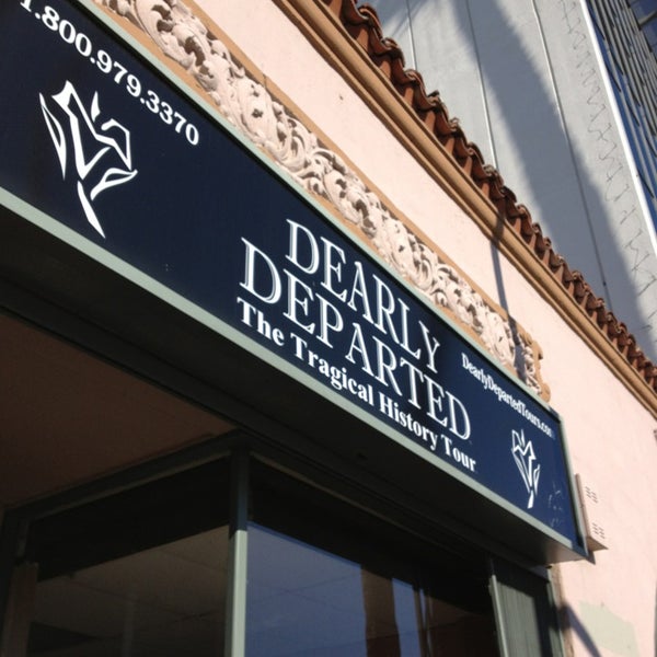 dearly departed tours shop