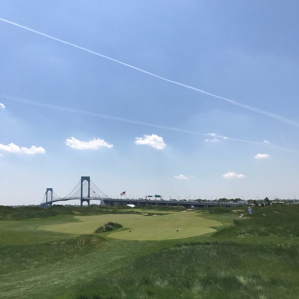 Photo taken at Trump Golf Links at Ferry Point by Corey S. on 5/19/2017