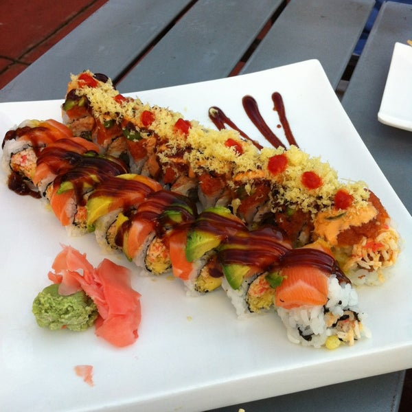 Happy hour: 3-6:30 everyday! Try the mole and crunchy mango rolls
