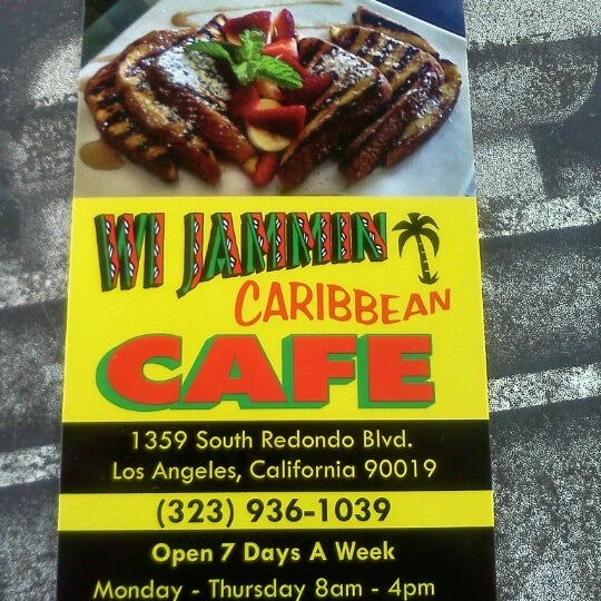 Photo taken at Wi Jammin Caribbean Restaurant by Sharon A. on 3/12/2013